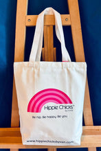 Load image into Gallery viewer, Pink Rainbow Tote with Neutral Handle